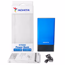 ADATA X7000 Lithium Polymère (LiPo) 7000 mAh Noir, Bleu - Vue supplémentaire 7