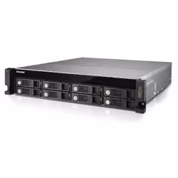 QNAP UX-800U-RP boîtier de disques Noir - Vue supplémentaire 8