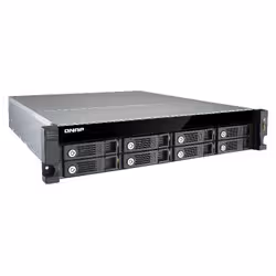 QNAP UX-800U-RP boîtier de disques Noir - Vue supplémentaire 4