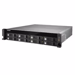 QNAP UX-800U-RP boîtier de disques Noir - Vue supplémentaire 3