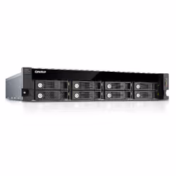 QNAP UX-800U-RP boîtier de disques Noir - Vue supplémentaire 5