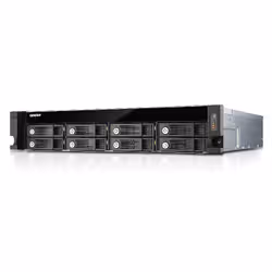 QNAP UX-800U-RP boîtier de disques Noir - Vue supplémentaire 6