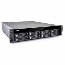 QNAP UX-800U-RP boîtier de disques Noir - Vue supplémentaire 7