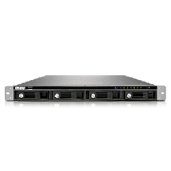 QNAP TS-453U serveur de stockage NAS Rack (1 U) Ethernet/LAN Noir