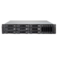 QNAP TVS-EC1580MU-SAS-RP-8GE NAS Rack (3 U) Ethernet/LAN Noir E3-1246V3