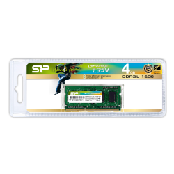 Silicon Power SP004GLSTU160N02 Barrette Mémoire 4 Go 1 x 4 Go DDR3L 1600 MHz