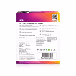 Silicon Power Armor A60 disque dur externe 4000 Go Noir, Vert - Vue supplémentaire 6