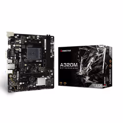 Biostar A320MH 2.0 carte mère AMD A320 Emplacement AM4 micro ATX