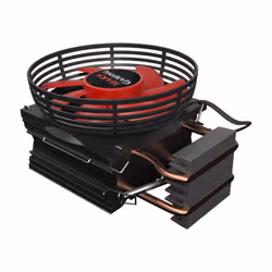 Mars Gaming MCPU117 système de refroidissement d’ordinateur Processeur Refroidisseur 9 cm Noir, Métallique, Rouge - Vue supplémentaire 3