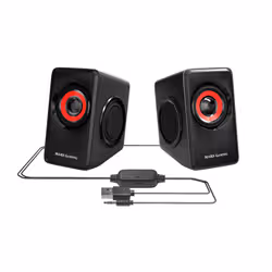 Mars Gaming MS1 haut-parleur Noir, Rouge Avec fil 10 W - Vue supplémentaire 4