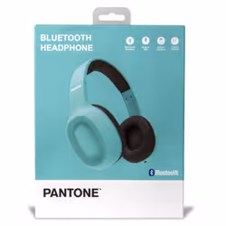 Pantone PT-WH002L écouteur/casque Avec fil &sans fil Arceau Appels/Musique Micro-USB Bluetooth Noir, Bleu - Vue supplémentaire 2