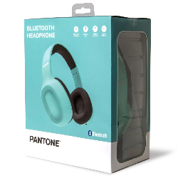 Pantone PT-WH002L écouteur/casque Avec fil &sans fil Arceau Appels/Musique Micro-USB Bluetooth Noir, Bleu