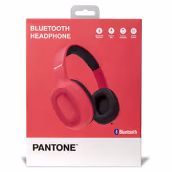 Pantone PT-WH002P écouteur/casque Avec fil &sans fil Arceau Appels/Musique Micro-USB Bluetooth Noir, Rose - Vue supplémentaire 2