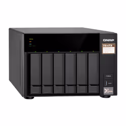 QNAP TS-673 NAS Tower Ethernet/LAN Noir RX-421ND (TS-673-4G) - Vue supplémentaire 6