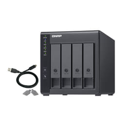 QNAP TR-004 boîtier de disques Noir