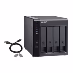 QNAP TR-004 boîtier de disques Noir - Vue supplémentaire 7