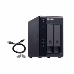 QNAP TR-002 boîtier de disques Noir - Vue supplémentaire 3