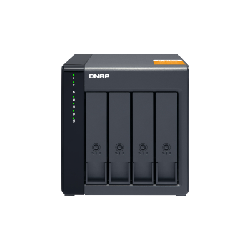 QNAP TL-D400S Boîtier de disques de stockage Boîtier disque dur/SSD Noir, Gris 2.5/3.5" (TL-D400S)
