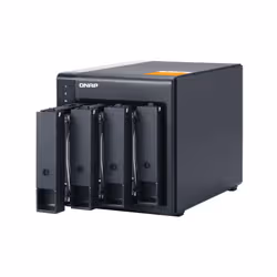 QNAP TL-D400S Boîtier de disques de stockage Boîtier disque dur/SSD Noir, Gris 2.5/3.5" (TL-D400S) - Vue supplémentaire 4