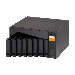 QNAP TL-D800S Boîtier de disques de stockage Boîtier disque dur/SSD Noir, Gris 2.5/3.5" (TL-D800S)