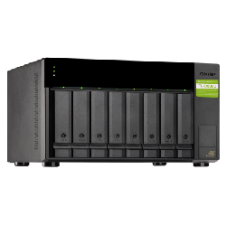 QNAP TL-D800C Boîtier de disques de stockage Boîtier disque dur/SSD Noir, Gris 2.5/3.5"