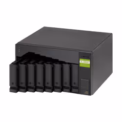 QNAP TL-D800C Boîtier de disques de stockage Boîtier disque dur/SSD Noir, Gris 2.5/3.5" - Vue supplémentaire 7