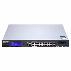 QNAP QGD-1600P Géré Gigabit Ethernet (10/100/1000) Connexion Ethernet, supportant l'alimentation via ce port (PoE) 1U Noir, Gris - Vue supplémentaire 8