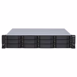 QNAP TL-R1200S-RP Boîtier de disques de stockage Boîtier disque dur/SSD Noir, Gris 2.5/3.5" (TL-R1200S-RP) - Vue supplémentaire 3