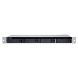 QNAP TL-R400S Boîtier de disques de stockage Boîtier disque dur/SSD Noir, Gris 2.5/3.5" (TL-R400S)