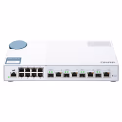 QNAP QSW-M408-4C commutateur réseau Géré L2 Gigabit Ethernet (10/100/1000) Blanc - Vue supplémentaire 2