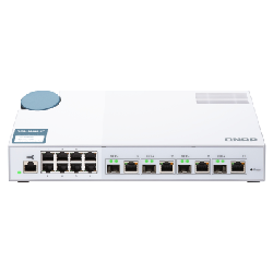 QNAP QSW-M408-4C commutateur réseau Géré L2 Gigabit Ethernet (10/100/1000) Blanc