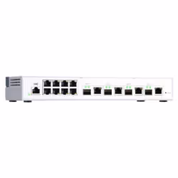 QNAP QSW-M408-4C commutateur réseau Géré L2 Gigabit Ethernet (10/100/1000) Blanc - Vue supplémentaire 5