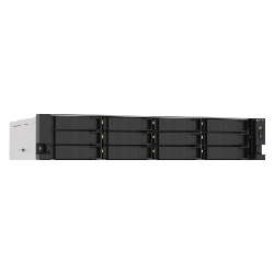 QNAP TS-1253DU-RP NAS Rack (2 U) Ethernet/LAN Aluminium, Noir J4125 (TS-1253DU-RP-4G)