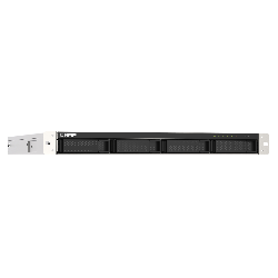 QNAP TS-453DU NAS Rack (1 U) Ethernet/LAN Noir, Gris J4125