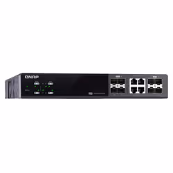 QNAP QSW-M804-4C commutateur réseau Géré 10G Ethernet (100/1000/10000) Noir - Vue supplémentaire 4