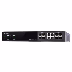 QNAP QSW-M804-4C commutateur réseau Géré 10G Ethernet (100/1000/10000) Noir - Vue supplémentaire 6