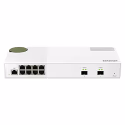 QNAP QSW-M2108-2S commutateur réseau Géré L2 2.5G Ethernet (100/1000/2500) Gris - Vue supplémentaire 2