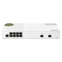 QNAP QSW-M2108-2S commutateur réseau Géré L2 2.5G Ethernet (100/1000/2500) Gris