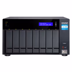 QNAP TVS-872X NAS Tower Ethernet/LAN Noir - Vue supplémentaire 2