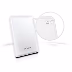ADATA AHV620S-1TU3-CWH disque dur externe 1000 Go Blanc - Vue supplémentaire 8