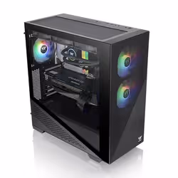 Thermaltake Divider 370 TG Midi Tower Noir - Vue supplémentaire 2