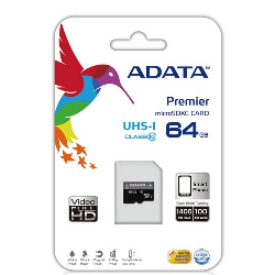 ADATA Micro SDXC 64GB mémoire flash 64 Go MicroSDXC UHS Classe 10