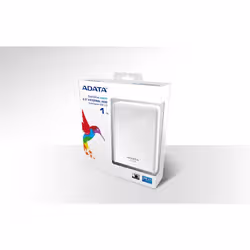 ADATA 1TB HV620 disque dur externe 1 To Blanc
