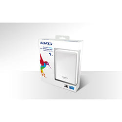 ADATA 1TB HV620 disque dur externe 1 To Blanc