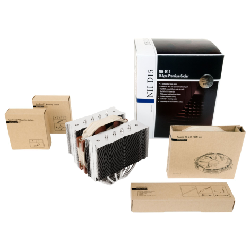 Noctua NH-D15 système de refroidissement d’ordinateur Processeur Refroidisseur 14 cm Beige, Marron, Acier
