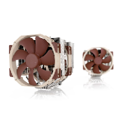 Noctua NH-D15 système de refroidissement d’ordinateur Processeur Refroidisseur 14 cm Beige, Marron, Acier