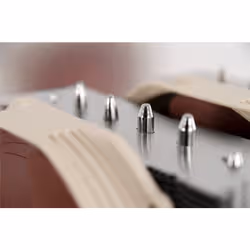 Noctua NH-D15 système de refroidissement d’ordinateur Processeur Refroidisseur 14 cm Beige, Marron, Acier - Vue supplémentaire 7