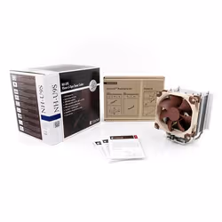 Noctua NH-U9S système de refroidissement d’ordinateur Processeur Refroidisseur 9,2 cm Marron, Métallique - Vue supplémentaire 4