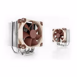 Noctua NH-U9S système de refroidissement d’ordinateur Processeur Refroidisseur 9,2 cm Marron, Métallique - Vue supplémentaire 5