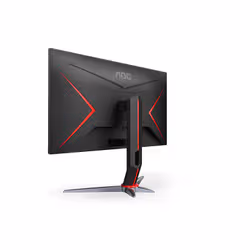 AOC 27IN IPS QHD ADAPTIVE SYNC 1MS 170HZ HDR 400 2H1DP BOARDERLESS HEIGHT ADJUSTABLE STAND VESA 100X100MM écran plat de PC 27" 2560 x 1440 pixels Quad HD LED Noir, Rouge - Vue supplémentaire 5
